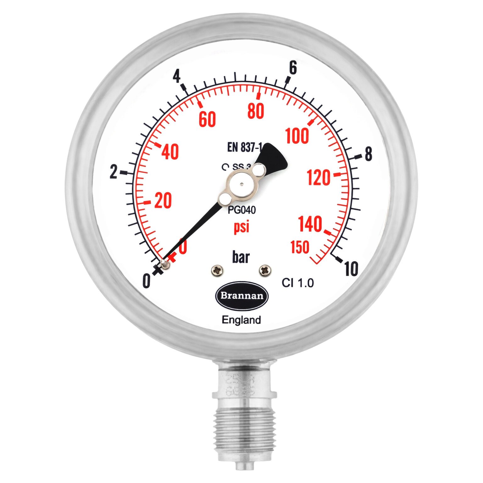 Stainless Steel Pressure Gauge PG040