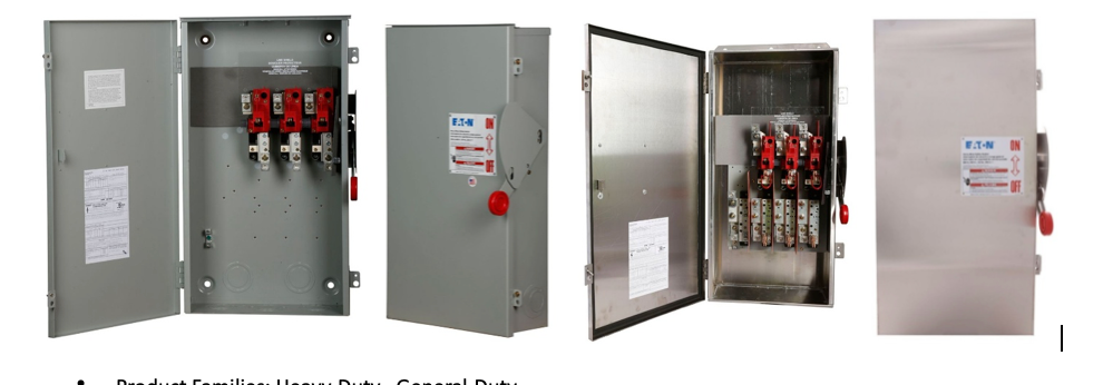 UL / NEMA Safety Switches