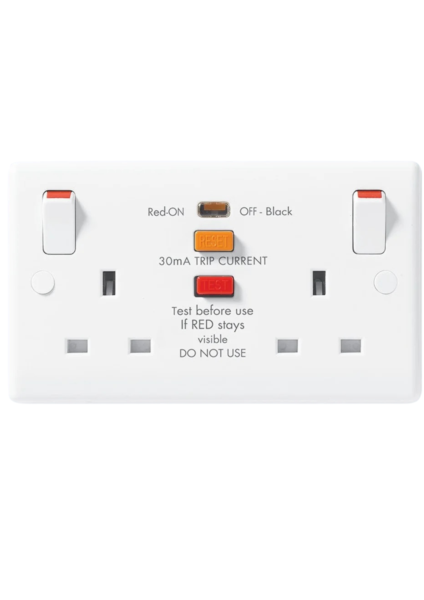 White Moulded Wiring Accessories